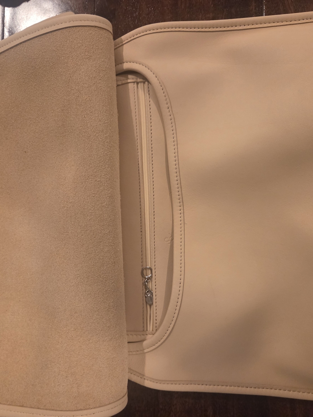 Vintage Coach Utility Hippie Flap Style #9404 Color Bone - Picture 7 of 12